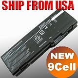 Laptop Battery 7200mah (9-cell) compatible with Dell Inspiron 6000, 9200, 9300, 9400, XPS M170, XPS M1710, XPS Gen 2, E1705, Precision M90, Dell 310-6321, 310-6322, 312-0339, 312-0340, 312-0348