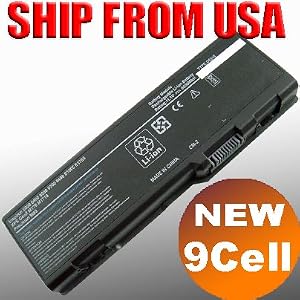 Laptop Battery 7200mah (9-cell) compatible with Dell Inspiron 6000, 9200, 9300, 9400, XPS... by Dekcell
