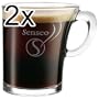 2 x SENSEO Design Glas Tasse 180ml