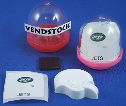 NEW YORK JETS MAGNETS NFL FOOTBALL RETIRED GUMBALL HELMET MINI MAGNETS & STICKER SET OF 2