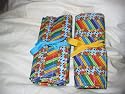 Toys; Crayon or pencil travel tote carrier (comes with 24 crayons)