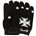 Light Men's Amara Palm Chopper Cross Suede Gloves, Large