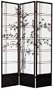 Unique Art Partition - 7ft. Bamboo Tree Japanese Floor Screen Room Divider - Rosewood 6 Panel