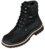 Klondike Damen Stiefel/Stiefelette Nubukleder, Warmfutter 60% Polyester 40% Acryl, Ultra Tex, in schwarz, Größe 40.0, Artikelnummer EH270109