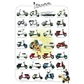 VESPA ALLE MODELLE BLECHSCHILD NEU STABIL GRO� S2636