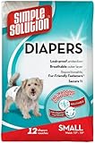 Simple Solution Disposable Diapers, Small, 12-Count