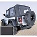 Rugged Ridge 13703.15 Soft Top With Clear Windows & Door Skins BLACK DENIM For 1997-02 Jeep Wrangler TJ