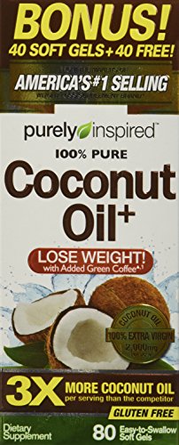 Purely Inspired 100% Pure Coconut Oil, 80 Count Purely Inspired 100% Pure Coconut Oil, 80 Count