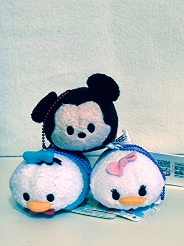 Tsum Tsum Plush 3pc Set: Mickey Mouse, Donald Duck and Daisy 3.5