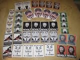 HUGE Anonymous Sticker decal lot over 40 decals Anon Guy Fawkes mask