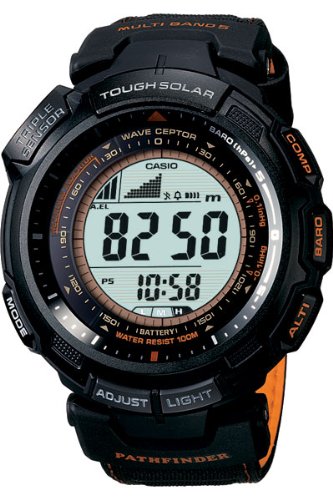Casio Mens Pathfinder Waveceptor Multi-Band Atomic Solar Winter Watch #PAW1300G-1V by Casio
