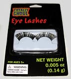 Halloween Eye Lashes Black and Gold