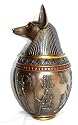 Egyptian Aanubis *Bronze0* Canopic Jar Pet Dog Burial Urn