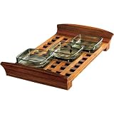 DANSK Wood Classic ミディアムラティス (グラスボウル3個付き) 805265の画像