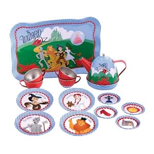 Schylling Wizard of Oz Musical Tin Tea Set