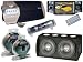 Lanzar Super DVD/Amplifier/Subwoofer/Capacitor/Installation Package for Car/Truck/SUV -- SD45MU 4.5-Inch TFT Touch Screen Monitor with DVD/AM/FM/RDS Radio + MXA282 Max Pro 4000W 2-Channel High-Power Mosfet Amplifier + MXBB122 Max Pro Dual 12-Inch 2400W High Power Ported Subwoofer Enclosure + LQ30CAP Contaq 3.0 Farad 12V. Power Capacitor + LQ43 Contaq 4 Gauge Power and Speaker Amp Kit