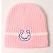 Indianapolis Colts Pink Ribbed Knit Beanie - Officially Licensed NFL Apparel