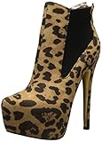 Luichiny Women's Risky You Boot,Leopard,5.5 US/5.5 M US