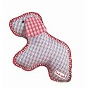 Luckies classic dog fabric rattle