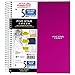 Five Star Spiral Notebook, 5 Subject, College Ruled Paper, 200 Sheets, 11