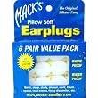 Macks Ear Plugs (Pack of 6) Value Pack 6-Pairs # 7