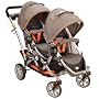 Contours Options Tandem II Stroller, Tangerine