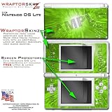 Nintendo DS Lite Stardust Green WraptorSkinz Skin Kit by TuneTattooz TM