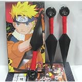 Naruto 3 pc mini 6" plastic Kunai