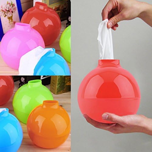 New Round Bomb Shape Tissue Box Holder Paper Pot Home Toilet Car Restaurant I5
