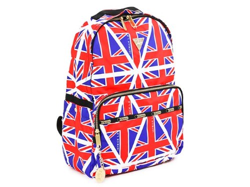 LeSportsac×JOYRICH レスポートサック×ジョイリッチ リュックサック 3158 P004 DOUBLE ZIP BACKPACK ユニオンジャックビッグ[並行輸入品]