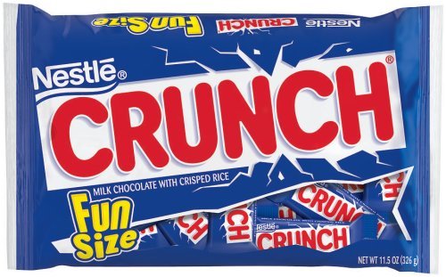 Nestle Crunch Fun Size Bars, Milk Chocolate With Crisped Rice, 25 pounds by Nestle USA Inc