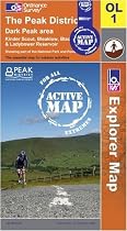 The Peak District - Dark Peak Area (OS Explorer Map Active)