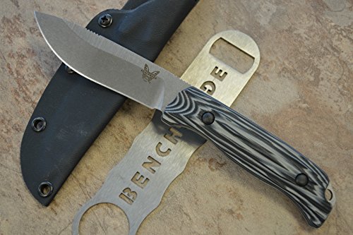 Benchmade HUNT 15001-1 Fixed Blade Hunting Knife w/ Free Benchmade Bottle Opener