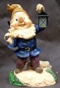 Garden Gnome With Solar Light Lantern