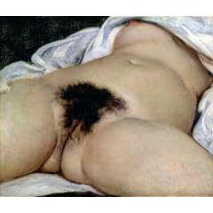 Kunstreproduktion: Gustave Courbet "The Origin of the World, 1866" 59 x 50