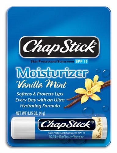 ChapStick Lip Moist Vanilla Mint, 0.15-Ounce Sticks (Pack of 24) ChapStick Lip Moist Vanilla Mint, 0.15-Ounce Sticks (Pack of 24)