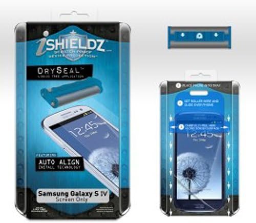 iShieldzScratch Proof Device Protection with Roller for Samsung Galaxy S4 - Retail Packaging - Clear