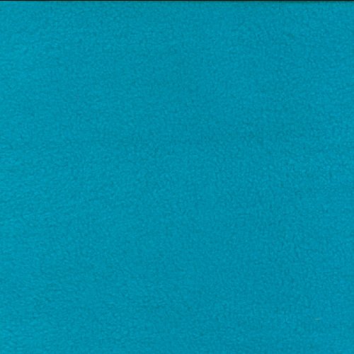 Turquoise Anti Pill Solid Fleece Fabric, 60” Inches Wide – Sold By the Yard