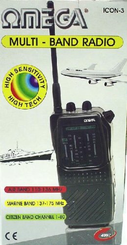 Childrens Toyshop  Electronics : Icon-3 Multiband Radio CB FM TV-1 AIR PB Marine WB bands