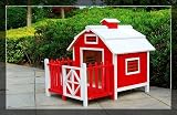 51pvZp%2BLPZL. SL160  Aosom Red Wood DOG House   For Medium and Small Dogs