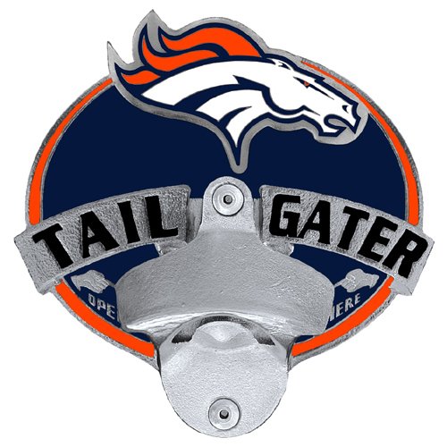 Denver Broncos Bottle Opener Hitch Cover