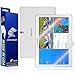 ArmorSuit MilitaryShield - Samsung Galaxy Tab Pro 10.1 Screen Protector + White Carbon Fiber Full Body Skin Protector / Front Anti-Bubble Ultra HD - Extreme Clarity & Touch Responsive Shield with Lifetime Replacement Warranty