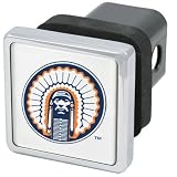 Illinois Fighting Illini Chrome Trailer Hitch Cover