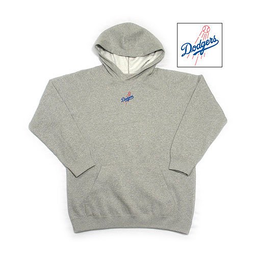 Los Angeles Dodgers MLB "JV" Youth Pullover Hooded Sweatshirt For Kids (Heather)