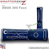 Abstract 01 Blue Skin by WraptorSkinz TM fits Original XBOX 360 Factory Faceplates