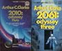 Set of 2 Arthur C. Clarke Odyssey Series Novels: 2010: Odyssey Two and 2061: Odyssey Three