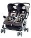 Peg Perego Aria Twin Light Weight One Hand Fold Stroller in Moka #Image 1