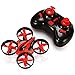 EACHINE E010 Mini UFO Quadcopter Drone 2.4G 4CH 6 Axis Headless Mode Remote Control Nano Quadcopter RTF Mode 2 (Red)