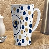 NFL St. Louis Rams 16-Ounce White Latte Mug