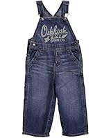 OshKosh B'gosh Little Boys' Denim Logo Overalls (Toddler)